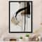 Designart 'Black, White And Gold Expression I' Modern Framed Canvas Wall Art
